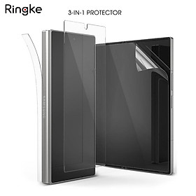 Bộ dán màn hình dành cho Samsung Galaxy Z Fold 6 RINGKE 3-in-1 Protector - Hàng Chính Hãng