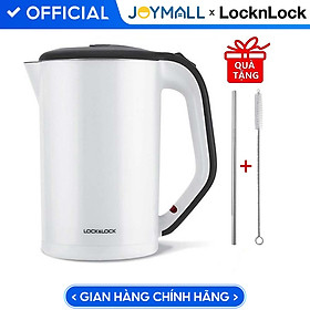 Hình ảnh Ấm Đun Siêu Tốc Lock&Lock 2 Lớp Ruột Bình Bằng Thép Không Gỉ EJK738 (1.7L) - Hàng Chính Hãng, Bảo Hành 12 Tháng- Tặng Kèm Cọ Rửa Và Ống Hút