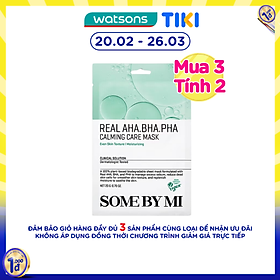 Mặt Nạ Giấy Some By Mi Real AHA-BHA-PHA Calming Care Mask 20g