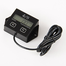 Hình ảnh Motorcycle LCD Race Digital RPM Tach Hour Meter Tachometer Maintenance Gauge