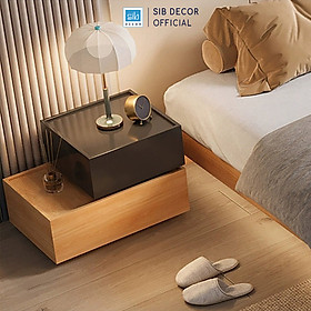 Giường Ngủ Tatami Khung Giường Ẩn SIB Decor, Tùy Chọn Đèn LED Cảm Biến GN33