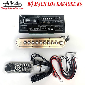 BỘ MẠCH LOA KÉO XÁCH TAY K6 CÓ REVERB - 60W