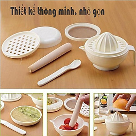 Mua Combo 5 Bộ dụng cụ ăn dặm kiểu Nhật cho bé - 00172