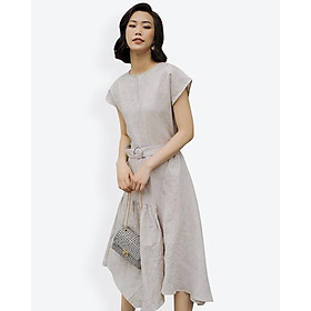 Hình ảnh Đầm Linen Nữ Màu Kem Harmony F2 Fashion & Freedom