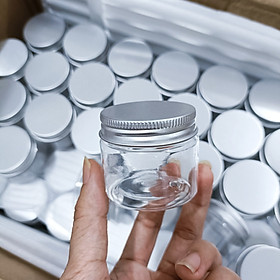 Mua Hủ Nhựa Trong Nắp Kim Loại 50g Có Nắp Chặn