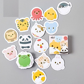 Hộp 45 Miếng Dán Sticker Trang Trí Muông Thú