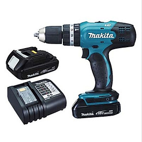 Máy khoan búa chạy pin Makita HP457DWE