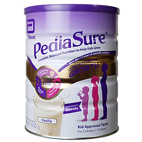 Sữa pediasure nắp tím Úc 850gr