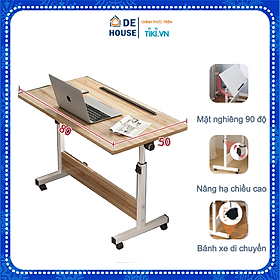 Mua Bàn Làm Việc Thông Minh Nâng Hạ Chiều Cao Có Bánh Xe Di Chuyển  Mặt Nghiêng Gấp Gọn Size To 80x50cm