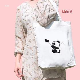 Túi Vải canvas mềm Đẹp Cực Hot có khóa miệng,túi tote hàn Quốc tặng quà xinhT6 PHONG CÁCH AOMI