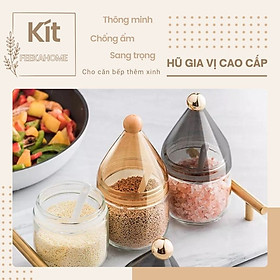 Mua Hộp Gia Vị Thủy Tinh Thông Minh FEEKA Chống Ẩm 300ml