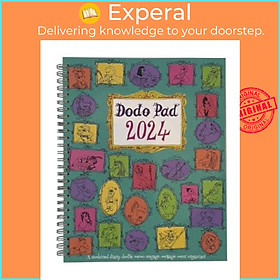 Sách - The Dodo Pad Original Desk Diary 2024 - Week to View, Calendar Year Diar by Naomi McBride (UK edition, paperback)