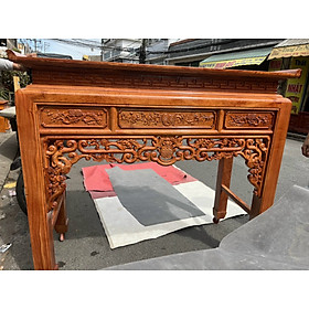 Mua Bàn gia tiên -Bàn thờ phật bàn thờ bàn cúng gỗ hương đá 1 tầng ngang 1M75 ( 0988 587 165 )