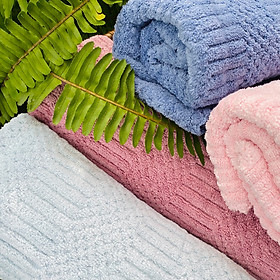 Mua Khăn tắm lông cừu vân sần xuất Hàn 50x100cm nhanh khô siêu thấm hút  khăn mềm mại giao màu ngẫu nhiên