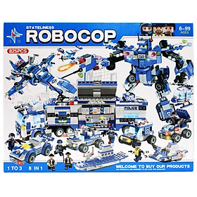 Đồ Chơi Lắp Ráp 8 Trong 1 Robocop LX - LXA320