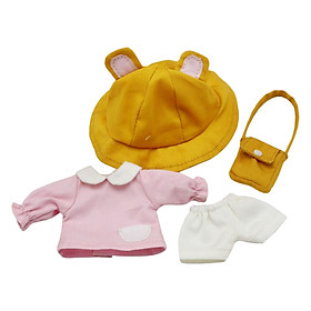 Cute Kindergarten Set Doll Clothes Dress up Outfits for 1/12 Ob11 Gsc12