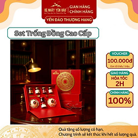 SET QUÀ YẾN SÀO CAO CẤP - 4 TRONG 1 - YẾN THIÊN NHIÊN KHÁNH HÒA - ĐỆ NHẤT YẾN ĐẢO