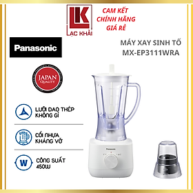 Mua  2024  Máy xay sinh tố Panasonic MX-EP3111WRA- CS 450w  Lưỡi dao thép không gỉ - Kèm cối xay khô - Hàng chính hãng