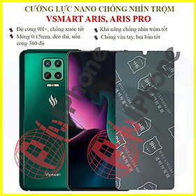 Dán chống nhìn trộm  dành cho Vsmart Active Aris, Aris Pro - Dán cường lực dẻo nano 9H+