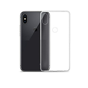 Ốp lưng dẻo silicone trong suốt dành cho Xiaomi Mi 8