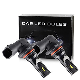 2Pcs Car LED Foglight 9005/HB3 9006/HB4 H10 1860 Light Source LED Front Lamp