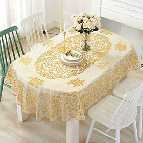 Mua Khăn trải bàn phòng khách  phòng ăn chống thấm rộng 137cm dài 183cm  Mã RV0 02  khăn trải bàn  nhựa PVC
