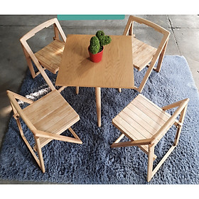 Bộ bàn 4 ghế xếp gấp gọn VIMOS