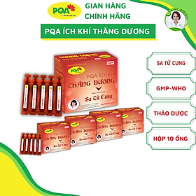5 Hộp Ích Khí Thăng Dương PQA Hỗ Trợ Giảm Các Triệu Chứng Sa Tử Cung, Điều Bổ Tỳ Vị Hộp 10 Ống