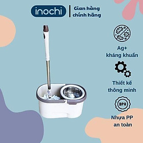 Mua Bộ cây lau nhà thông minh xoay 360 độ lồng inox của Inochi Nhật Bản chính hãng cao cấp