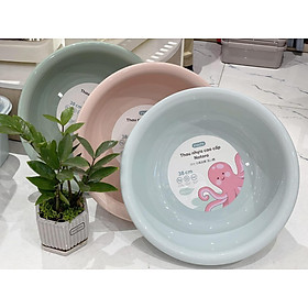 Mua Thau rửa mặt  Thau nhựa Notoro - Nhựa Cao Cấp  Chắc Chắn  Sang Trọng An Toàn Cho Sức Khỏe ( tặng kèm sticker) - Chính hãng inochi tiêu chuẩn nhật bản