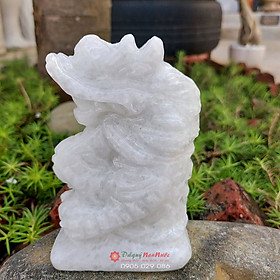 Mua Tượng Rồng đá phong thủy 12 con giáp đá trắng