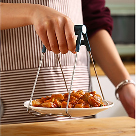 Mua Dụng cụ kẹp gắp đồ nóng thức ăn đa năng inox chống phỏng - K37