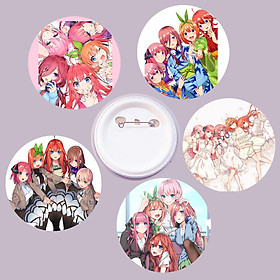 Set 3 huy hiệu Go-Toubun no Hanayome