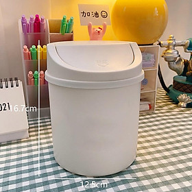 Mua Thùng Rác Mini Nhựa Để Bàn Để Phòng Có Nắp Đậy Cute VP58