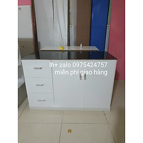 Mua Tủ bếp mini mặt gạch hộp kéo
