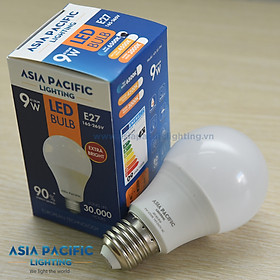 Đèn Led Búp 9W Ánh sáng trắng 6500K