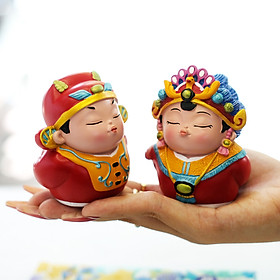 Cặp Tân Lang Tân Nương 8cm