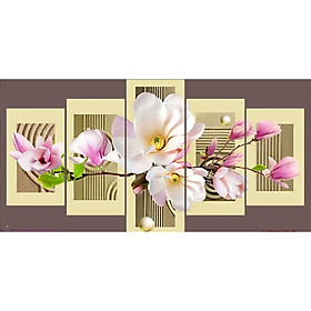 Mua Tranh thêu chữ thập 3D NGỌC LAN KHOE SẮC 120x58cm_ tự thêu