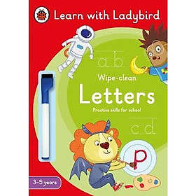 Hình ảnh Letters: A Learn With Ladybird Wipe-Clean Activity Book 3-5 Years : Ideal For Home Learning (EYFS)