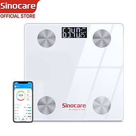 Sinocare Diital Electronic Body Fat Scale Body Composition Scale Blurtooth Body Index Anlysis