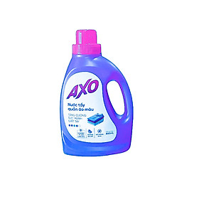 Nước Tẩy Quần Áo Màu Axo Xanh Dương Hương Tươi Mát Chai 800ml