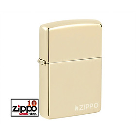 Zippo 46682ZL Classic Champagne Zippo Logo - Chính hãng 100%