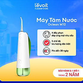Mua Tăm Nước Oclean W10 | 5 Chế Độ | Pin 30 Ngày| Tần số 1400 Xung Trên Mỗi Phút - Hàng Chính Hãng