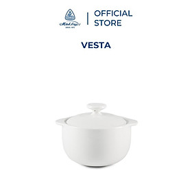 Mua Thố cá nhân tròn cao Vesta 0.35 L + nắp  Misc Assortment Trắng Sứ cao cấp Minh Long