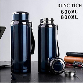 Bình Giữ Nhiệt Inox Bottle Sport INOX 304 Kiểu Dáng Thể Thao Có Dây Xách