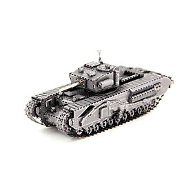 Mô hình thép 3D tự ráp mẫu xe tank Churchill