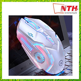 Mua Chuột không dây YINDIAO A9 sử dụng pin sạc có đèn led 7 màu với 4 mức độ DPI lên đến 3200 - NTH - Hàng Nhập Khẩu