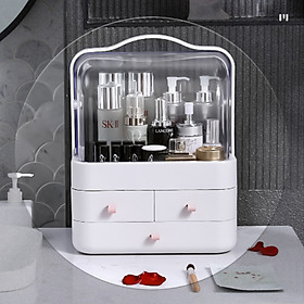 Mua Tủ đựng mỹ phẩm thiết kế ngăn kéo/ có nắp đậy mỹ phẩm cao cấp bền đẹp M