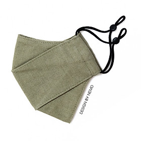 KHẨU TRANG 4D NEMO Full Linen Cao Cấp, Chống Nắng, Lọc Bụi, Lọc Khuẩn, Thoáng Khí, Thấm Hút Mồ Hôi, Ngừa Mụn - KTDLN