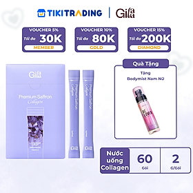 Bột Uống Collagen Gilaa Cao Cấp Kết Hợp Saffron - (60 gói x 2g)
